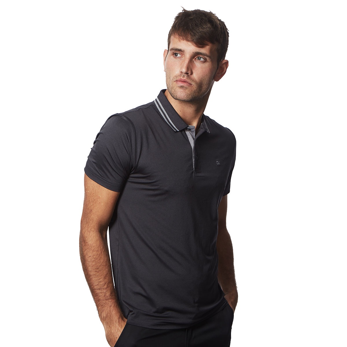 calvin klein madison tech golf polo shirt